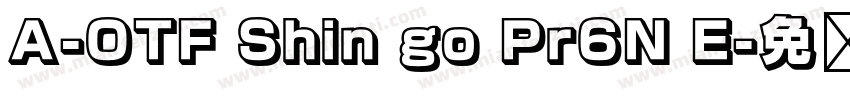 A-OTF Shin go Pr6N E字体转换